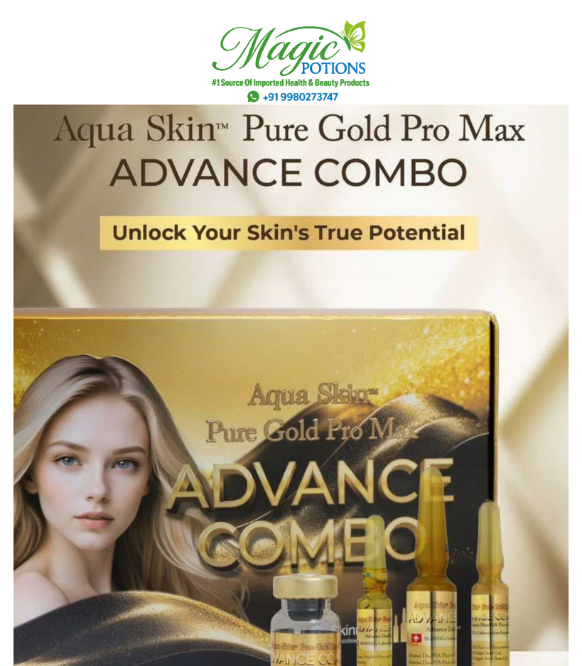 Aqua Skin Pure Gold Pro Max Advance Combo Injection
