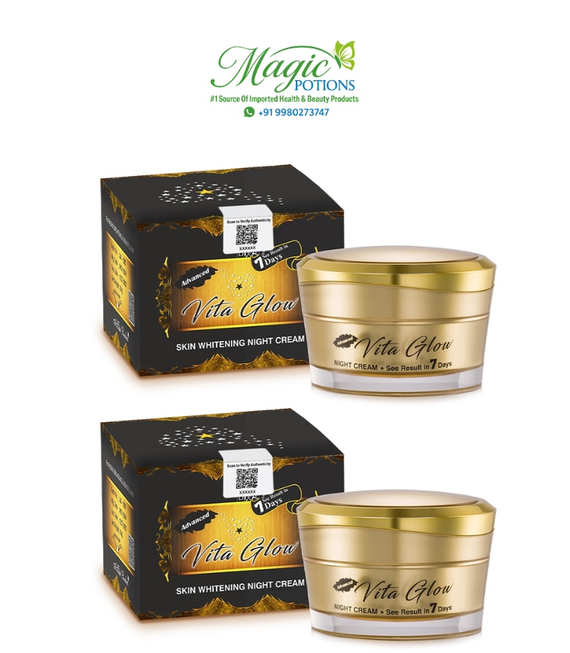 Advanced Vita Glow Skin Whitening Night Cream Pack Of 2