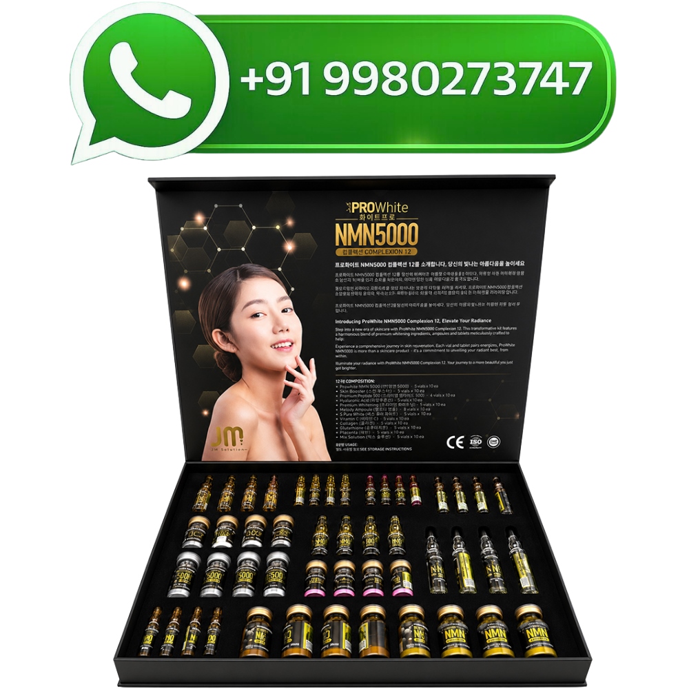Jm Prowhite NMN5000 Complexion 12 Glutathione Injection
