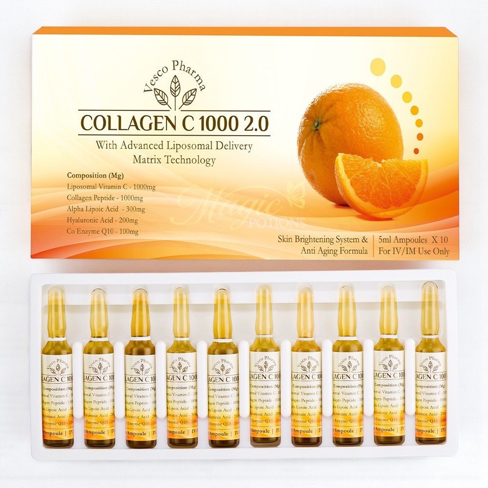 Collagen Injection By Vesco Pharma Collagen C 1000 And Vitamin C