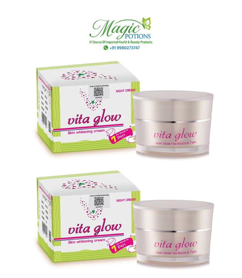 Vita Glow Skin Whitening Night Cream Pack Of 2