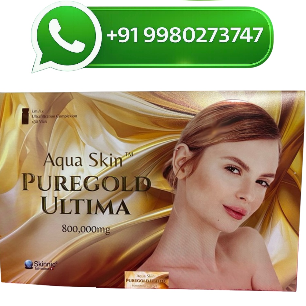 Aqua Skin PureGold Ultima 800,000mg Glutathione Injection
