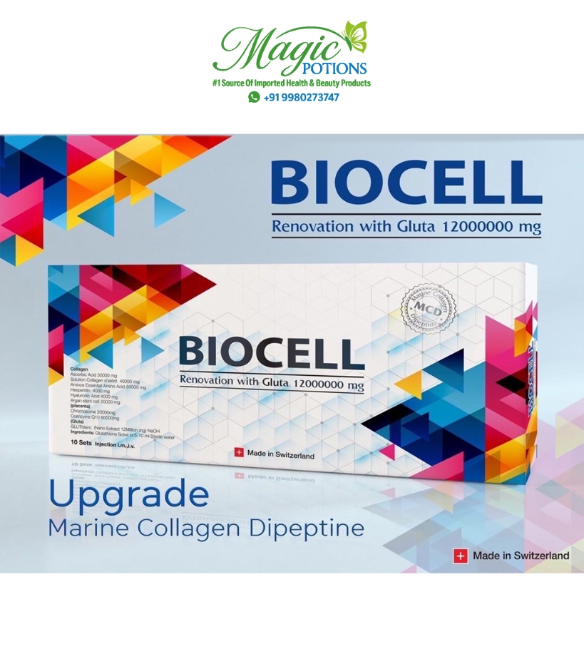 Biocell Renovation With Gluta 12000000mg Glutathione Whitening Injection
