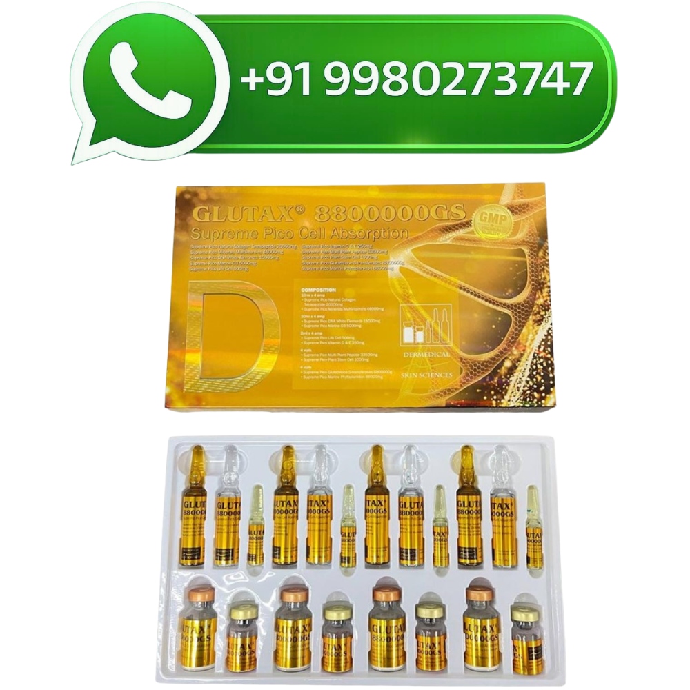 Glutax 8800000gs Supreme Pico Cell Absorption Glutathione Injection