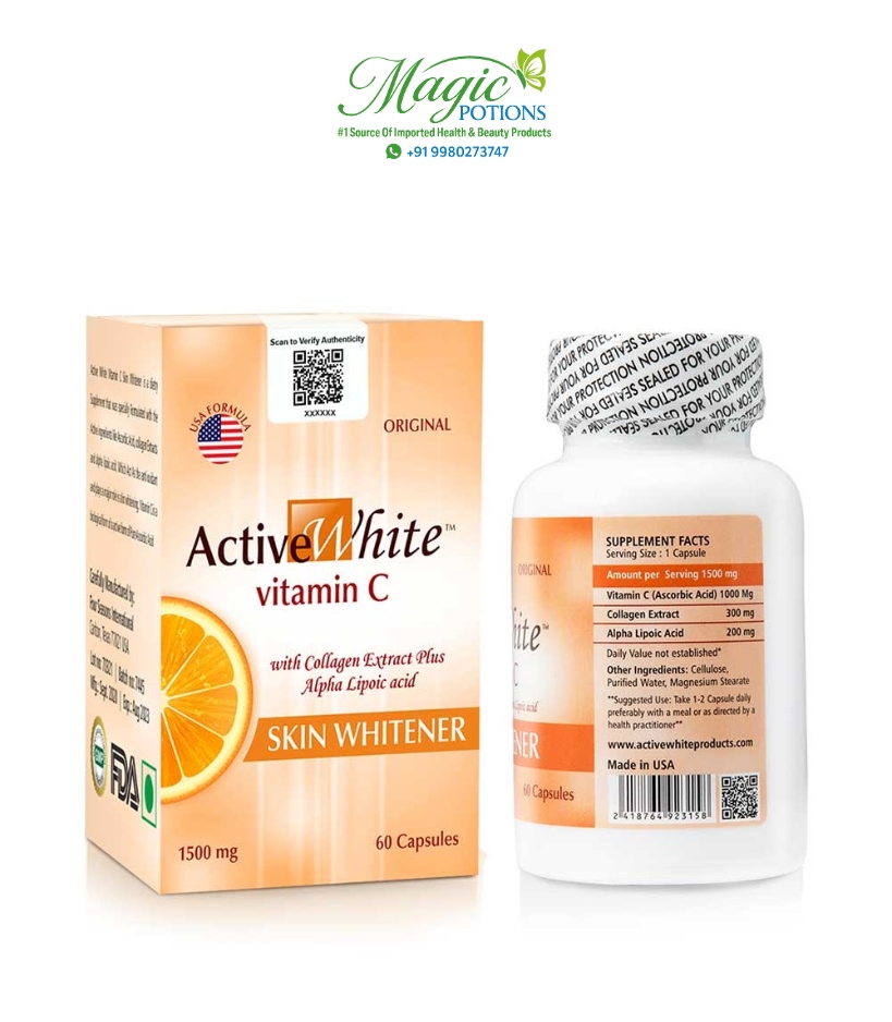 Active White Vitamin C Skin Whitening Pills