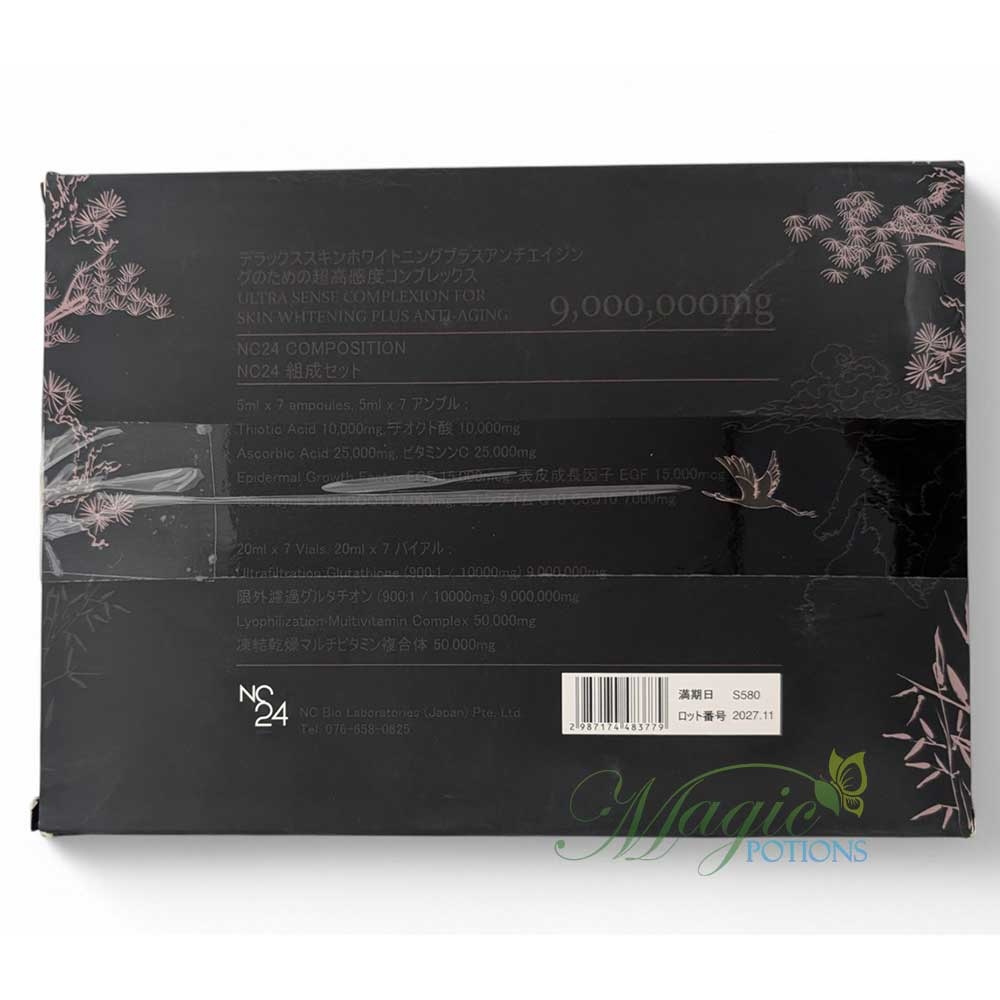 Nc24 Japan 9000,000 Ultra Sense Complex Glutathione Injections