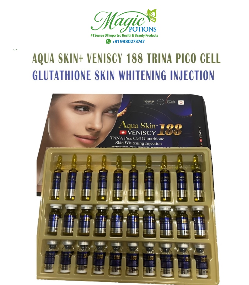Aqua Skin Veniscy 188 TriNa Pico Cell Glutathione Injection