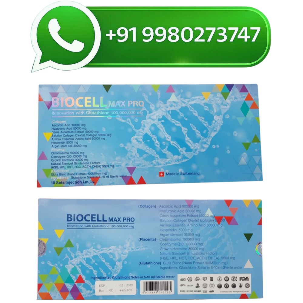 Biocell Max Pro Renovation with Glutathione Injection