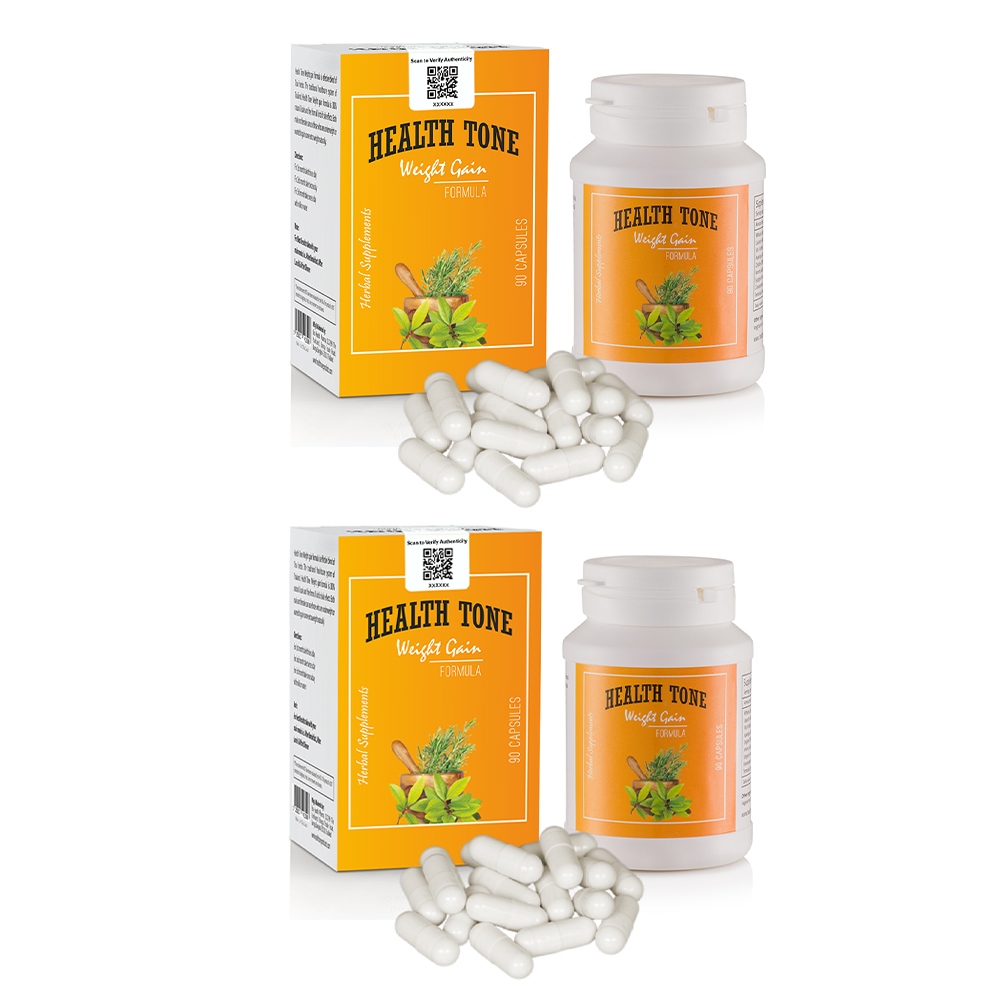 Health Tone Weight Gain Formula 500mg Pack of 2
