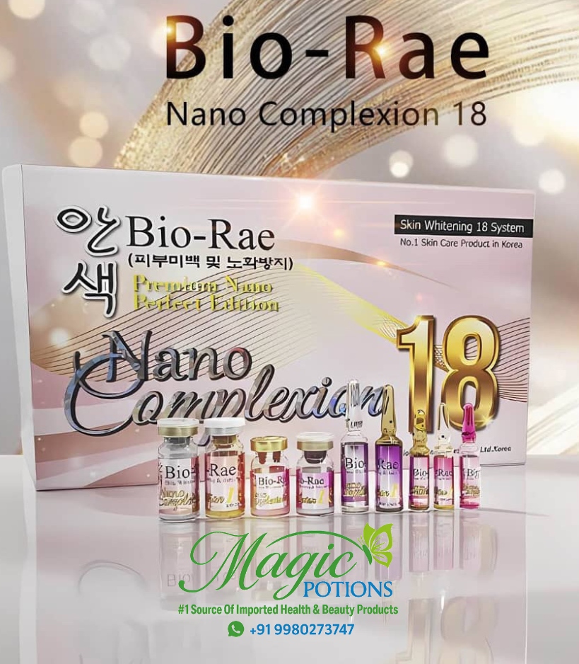 Bio Rae Nano Complexion 18 Skin Whitening Glutathione Injection
