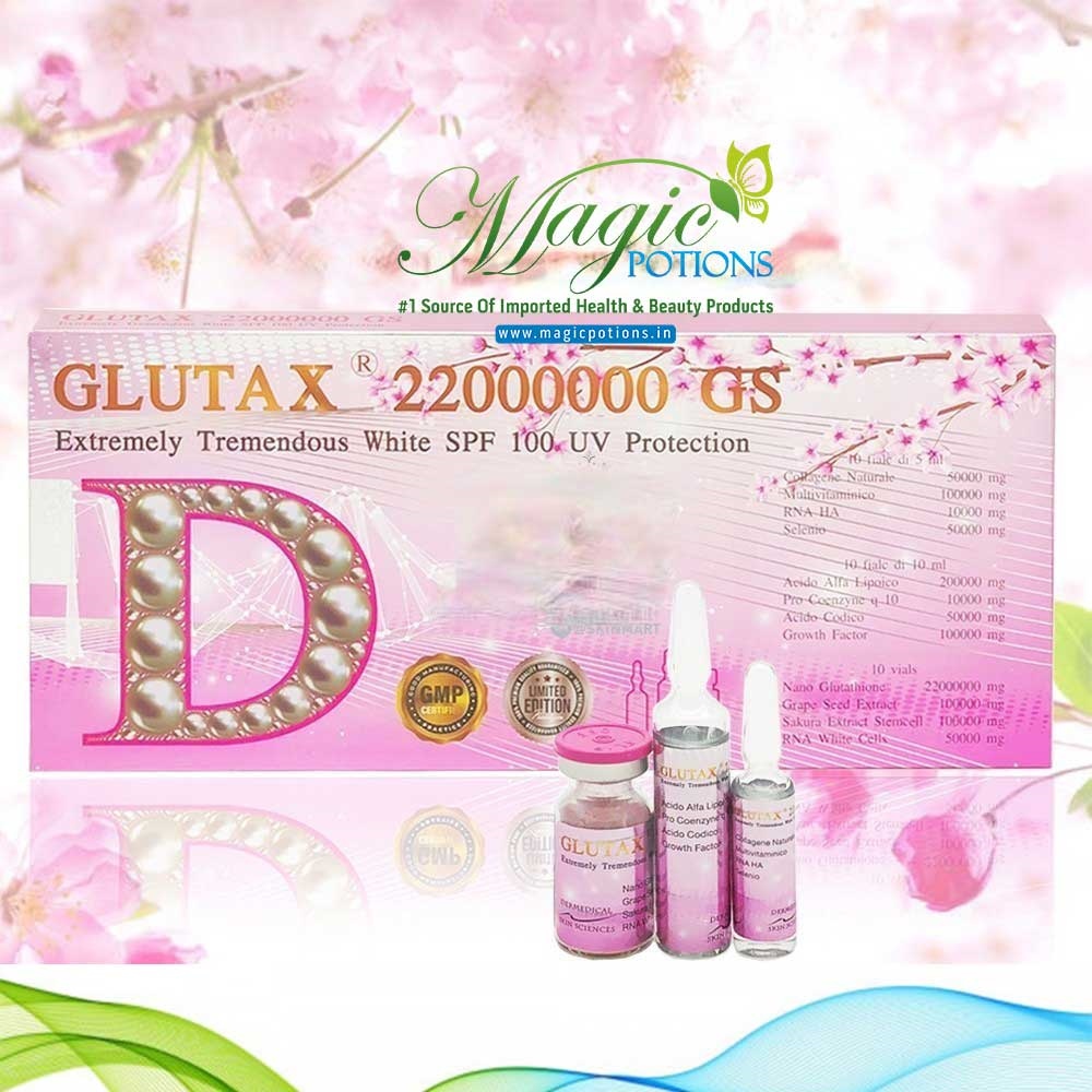 Glutax 22000000gs Extremely Tremendous White Glutathione Injection