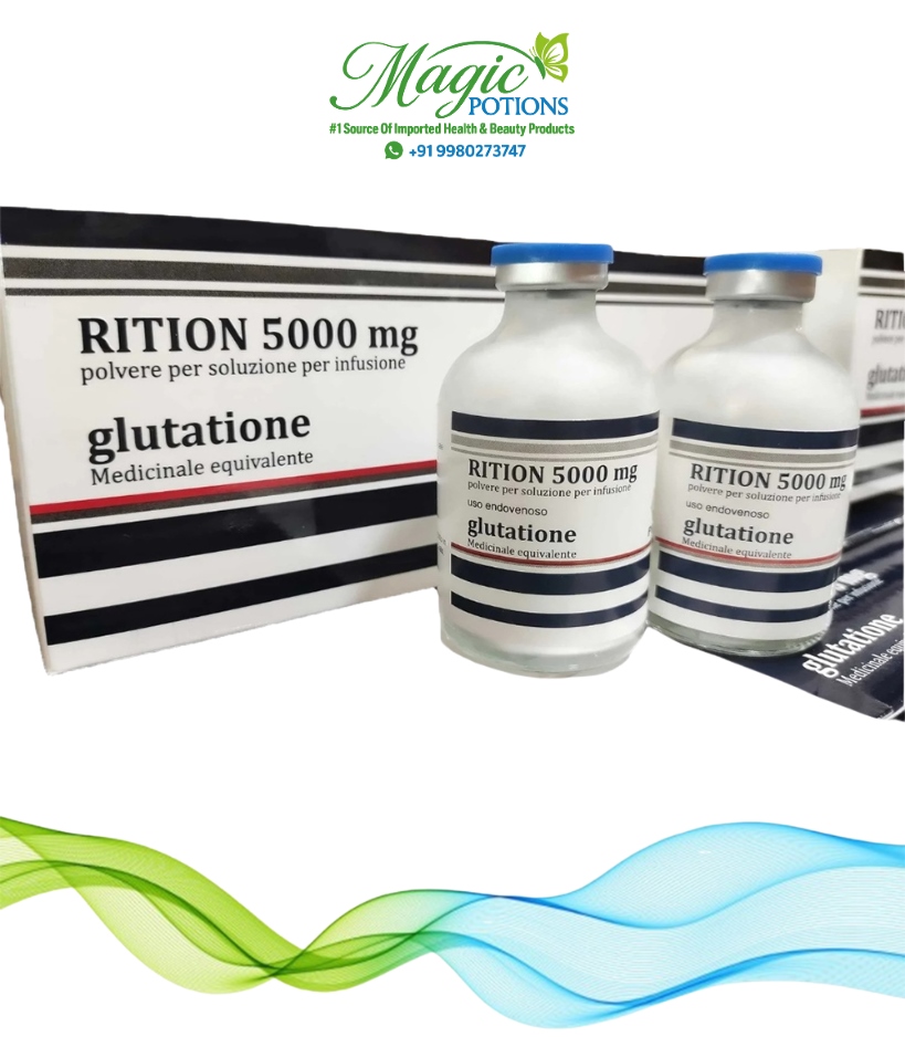 Rition 5000mg Glutathione Skin Whitening Injection