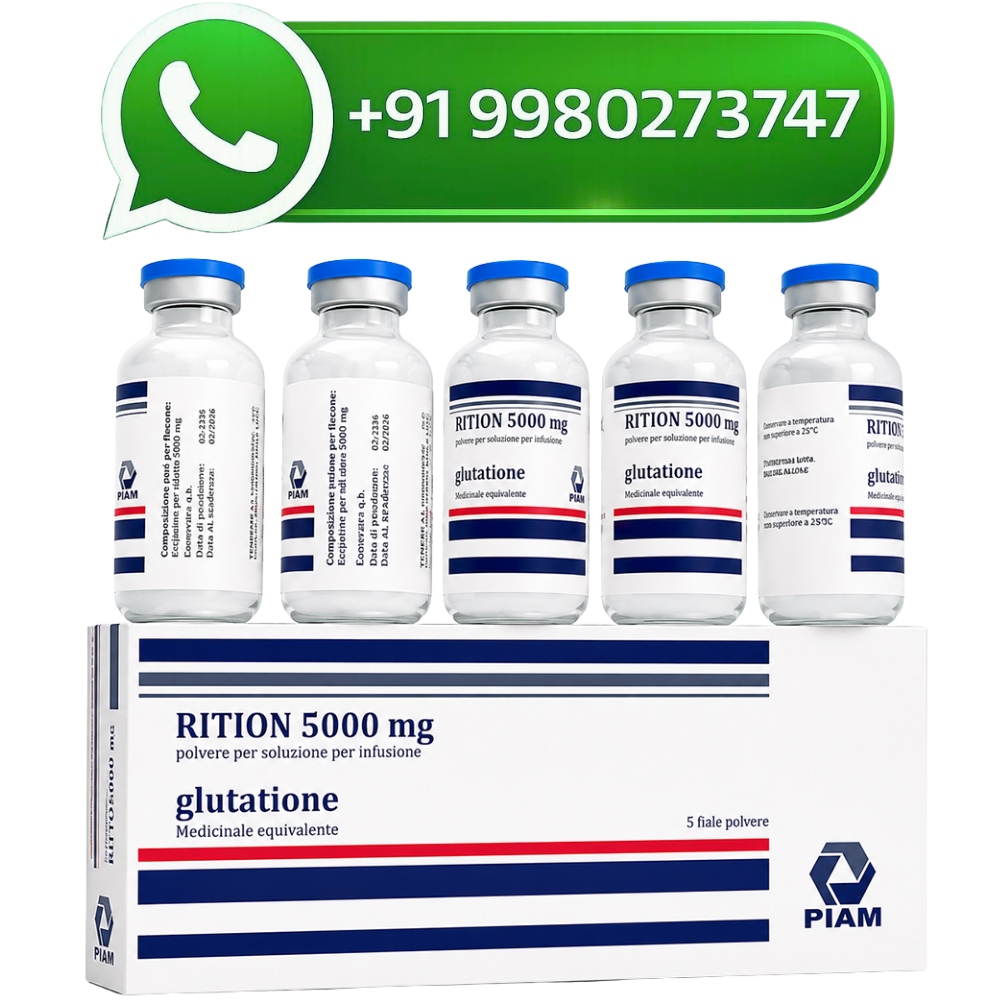 Rition 5000mg Glutathione Skin Whitening Injection
