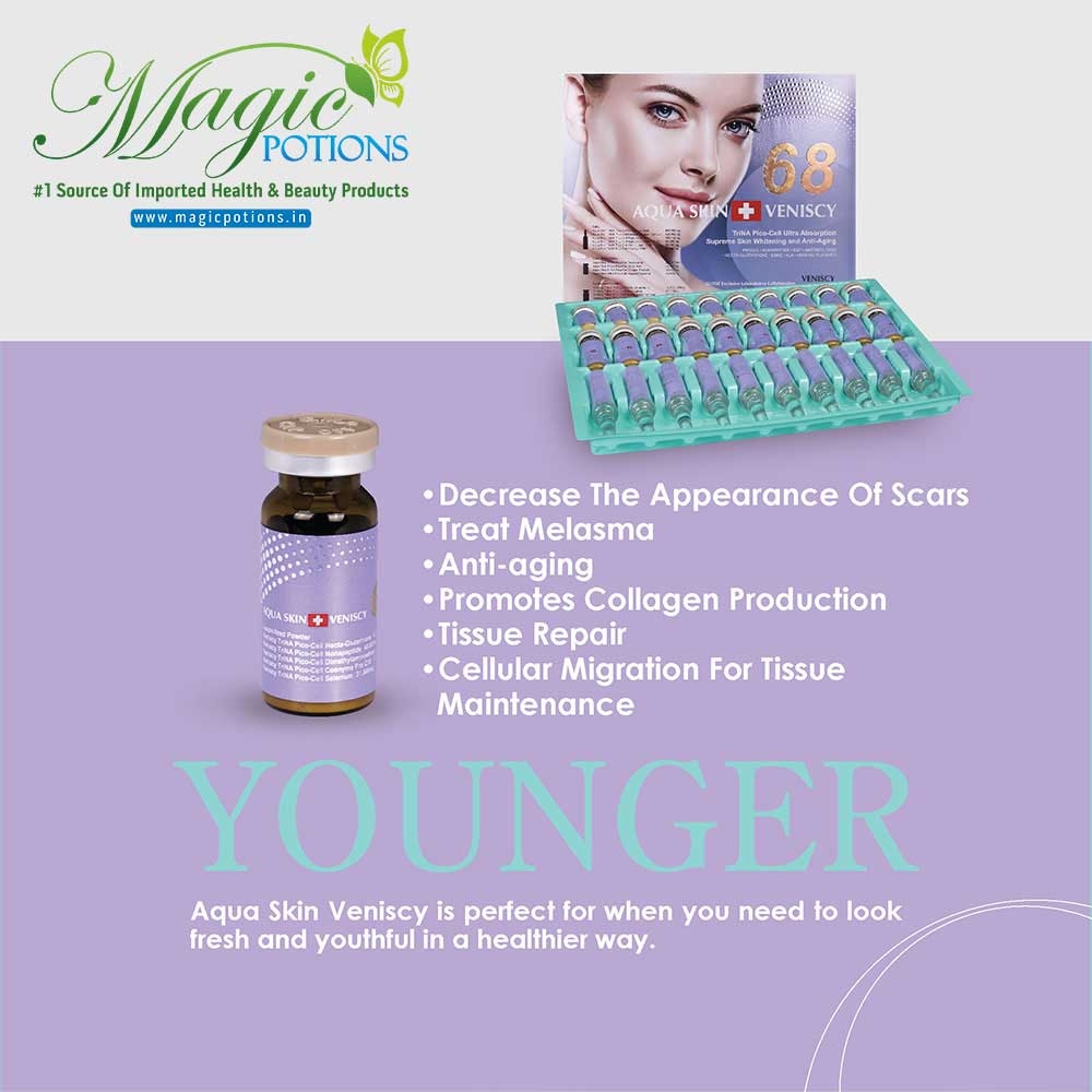 Aqua Skin Veniscy 68 TriNA Pico Cell Glutathione Injection