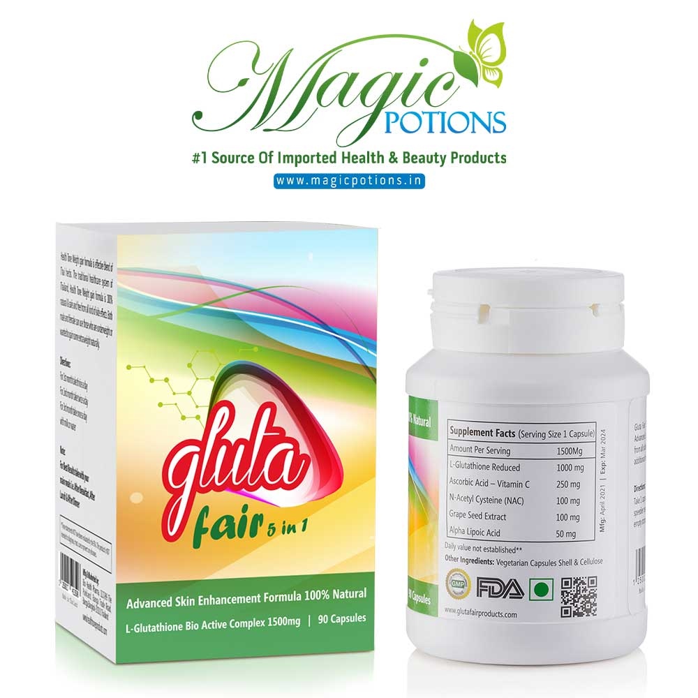 GlutaFair 5 in 1 Skin Whitening Capsules