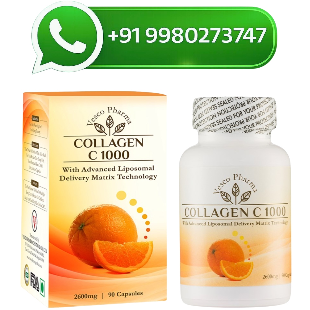 Vesco Pharma Collagen C 1000 Collagen & Vitamin C Capsules