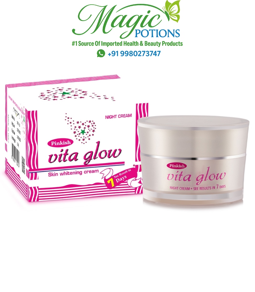 Pinkish Vita Glow Skin Whitening Night Cream