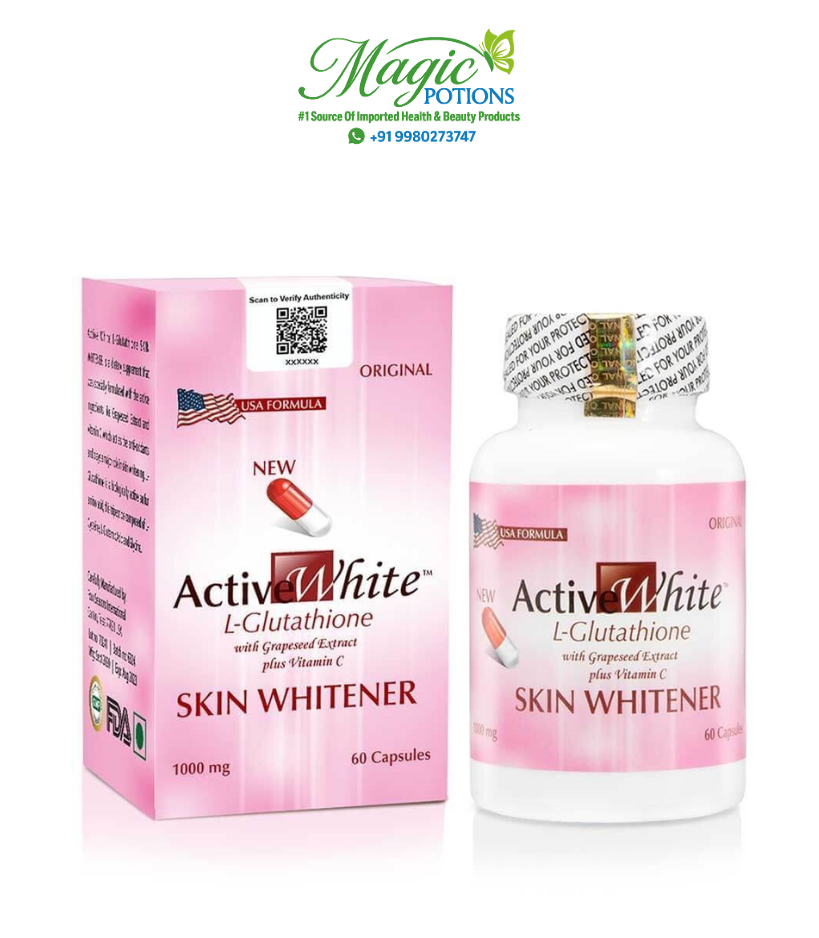 Active White L Glutathione Skin Whitening Capsules