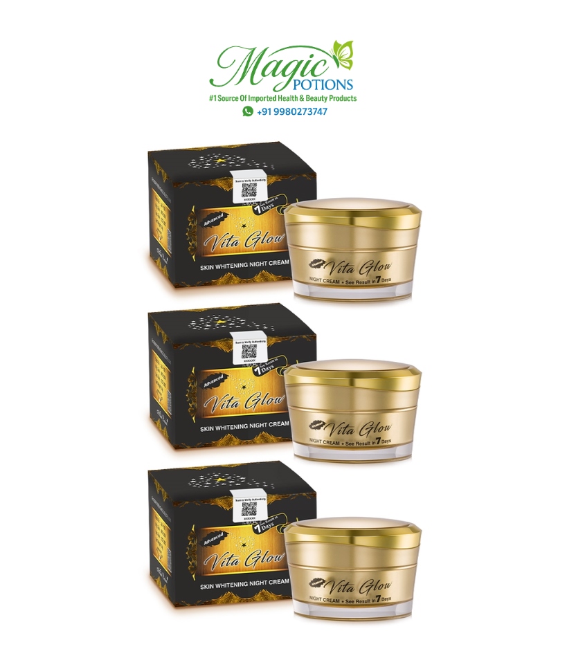 Advanced Vita Glow Skin Whitening Night Cream Pack Of 3