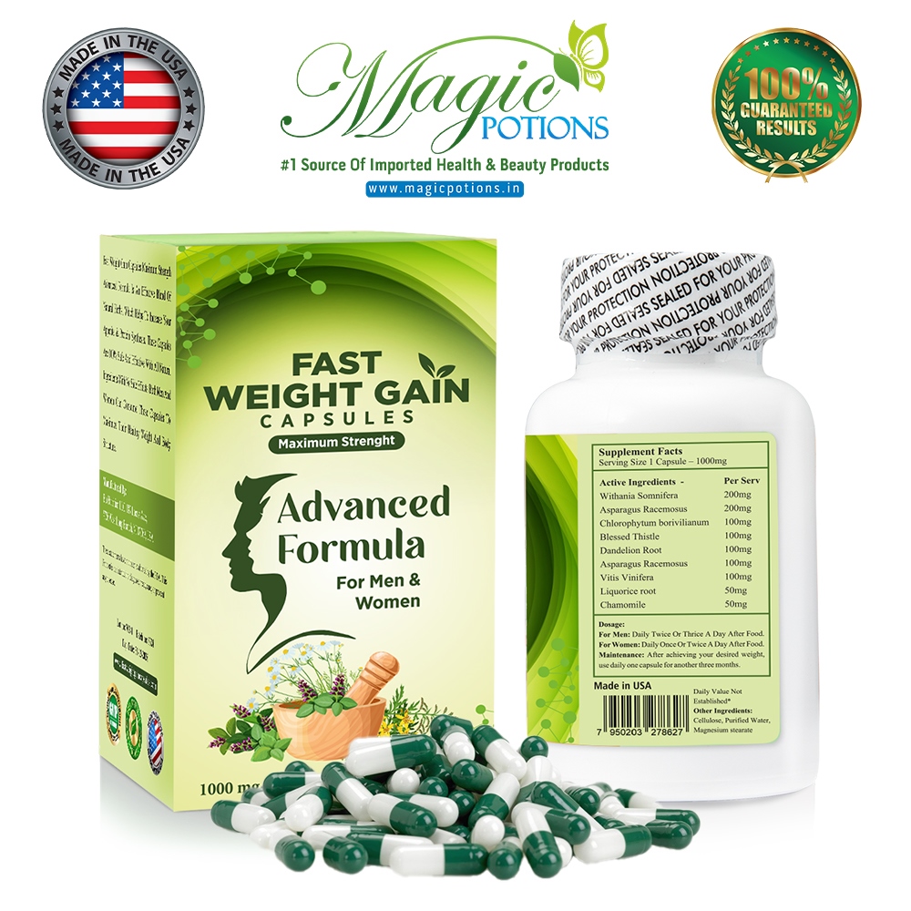 Fast Weight Gain Capsules For Men & Women Advanced Formula