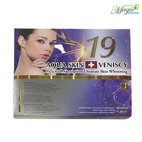 Aqua Skin Veniscy 19 Glutathione Injections