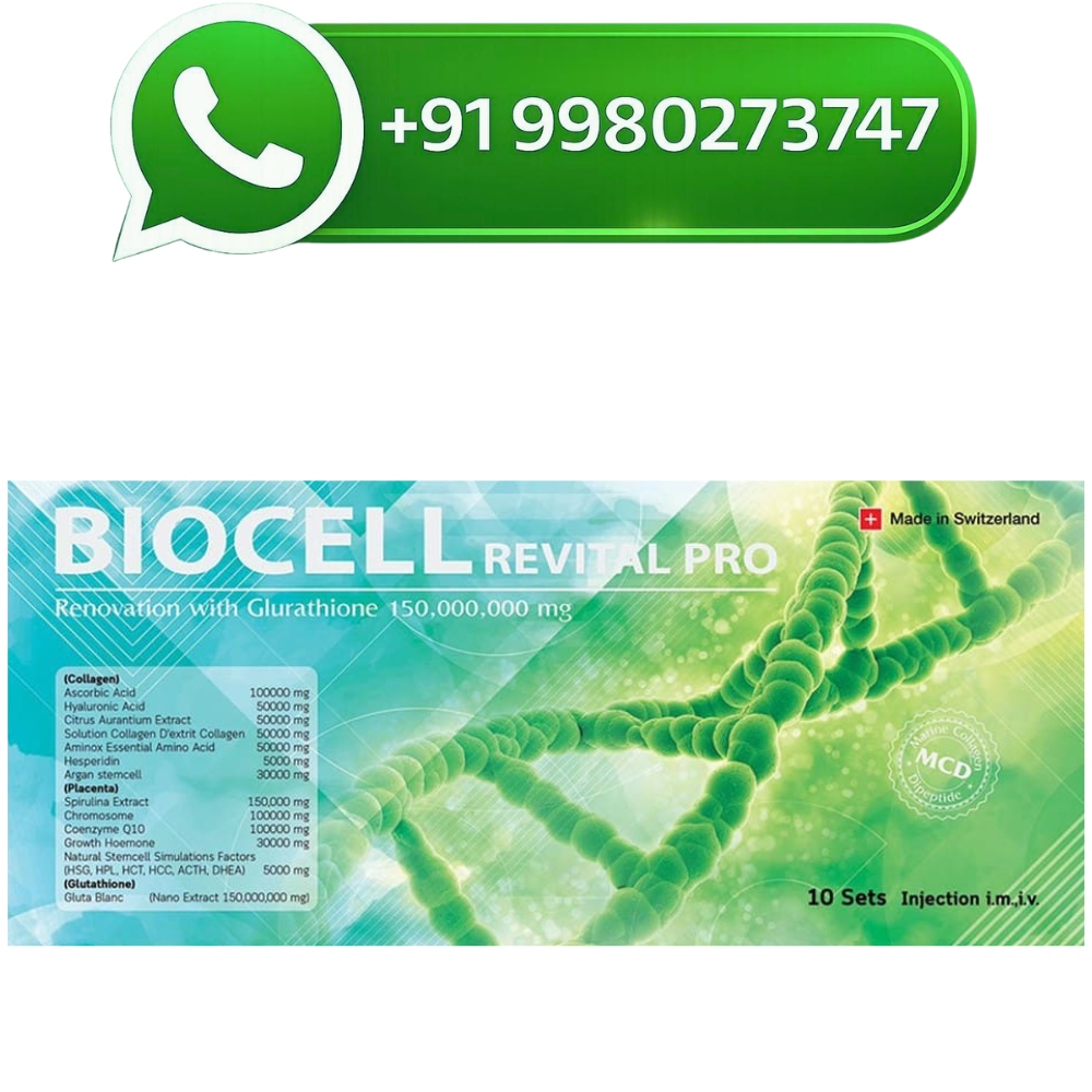 Biocell Revital Pro Renovation With Glutathione 150,000,000 mg Injection