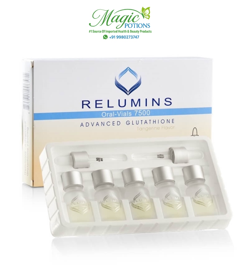 Relumins Oral Vials 7500mg Sublingual Glutathione