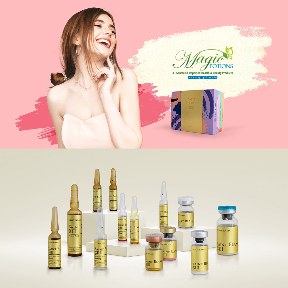 Saint Blanc XIII Quartet Glutathione Skin Whitening Injection