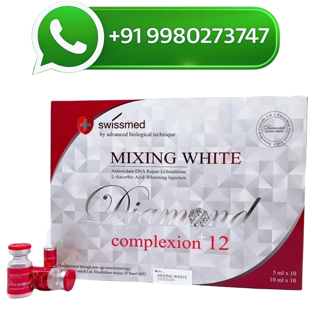 Swissmed Mixing White Diamond Complexion 12 Glutathione Whitening Injection
