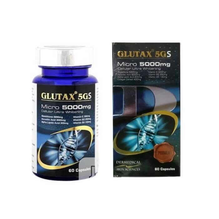 Glutax 5GS Micro 5000mg Cellular Ultra Whitening Softgels
