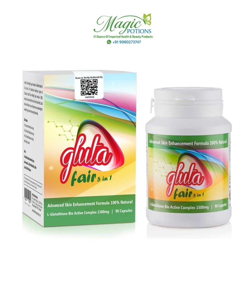 GlutaFair 5 in 1 Skin Whitening Capsules