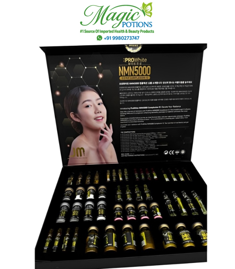 Jm Prowhite NMN5000 Complexion 12 Glutathione Injection