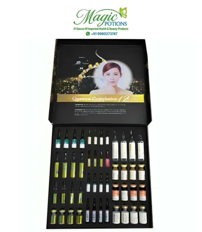 Quatrrox Complexion 12 Glutathione Whitening Injections