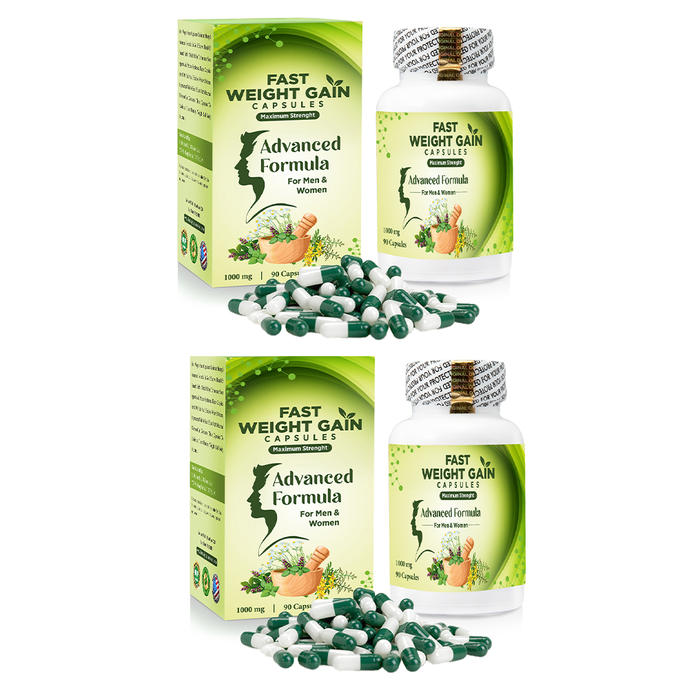 Vesco Pharma Fast Weight Gain Capsules 1500mg Pack of 2