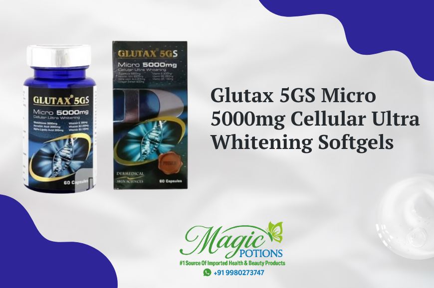 Glutax 5GS Micro 5000mg Softgels – Advanced Skin Whitening Solution