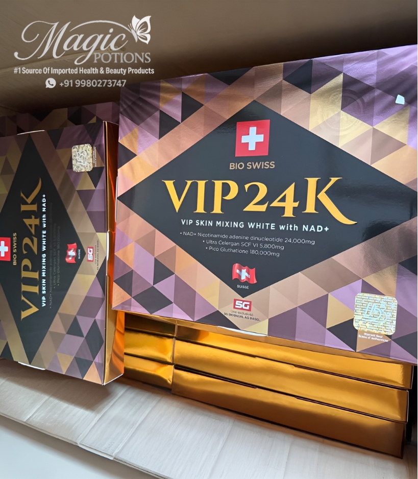 Bio Swiss VIP 24K Glutathione Injection With NAD