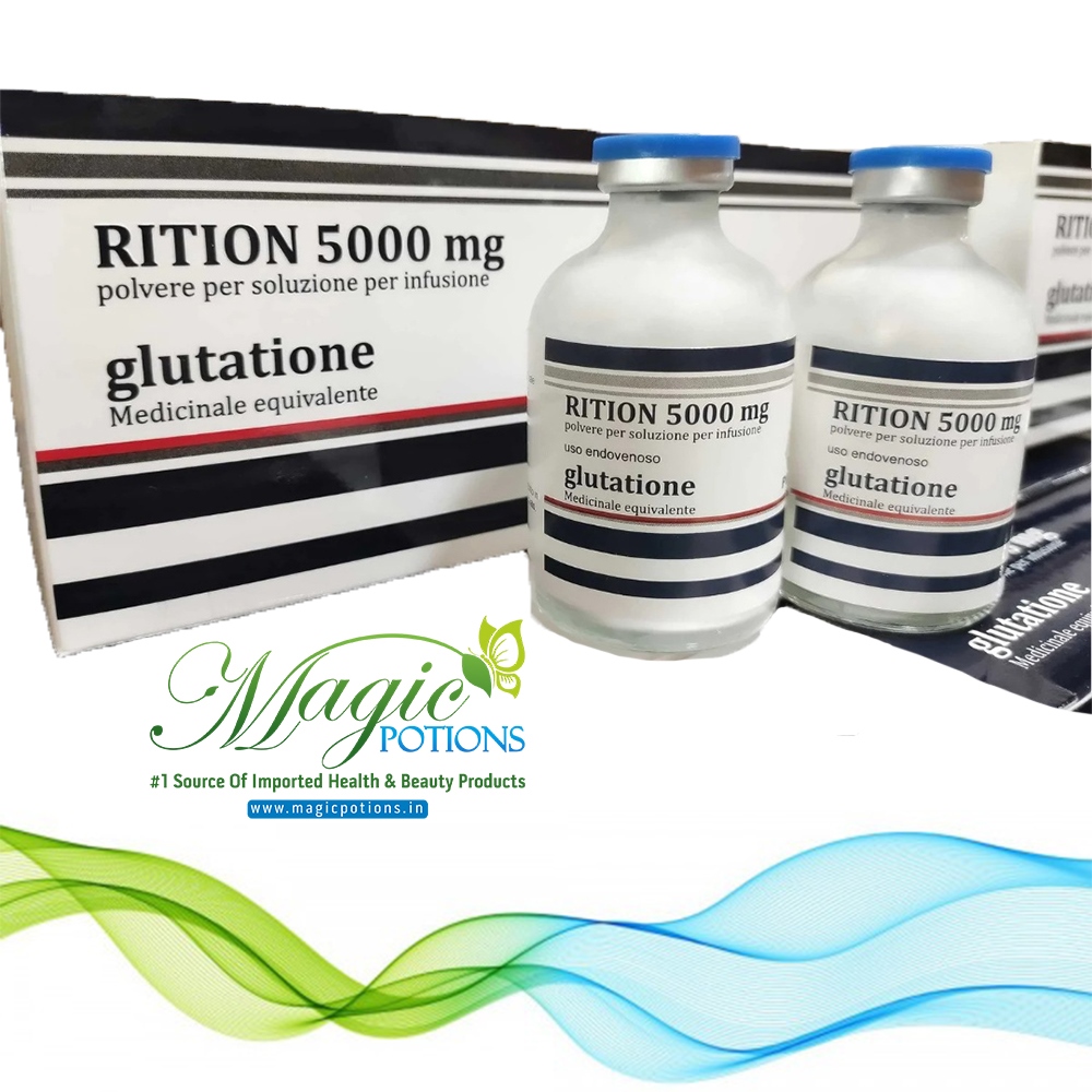 Rition 5000mg Glutathione Skin Whitening Injection