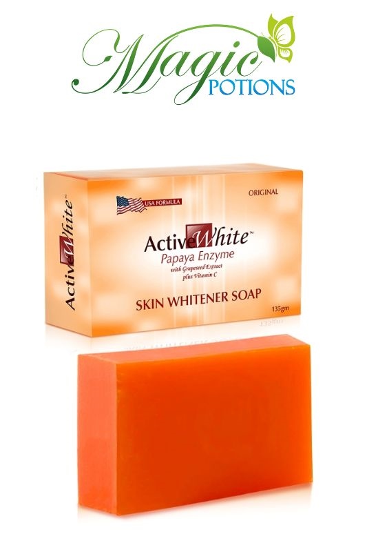 Active White Papaya Enzyme Skin Whitening Soap