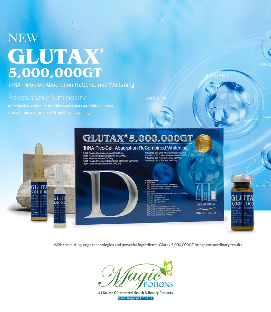 Glutax 5000000GT TriNA Pico Cell Glutathione Whitening Injection