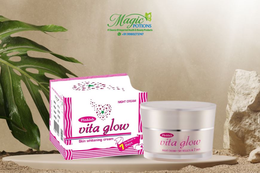 Wake Up Glowing: The Magic of Pinkish Vita Glow Skin Whitening Night Cream