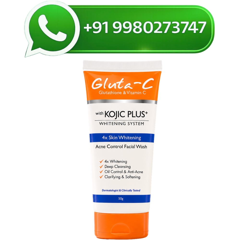 Gluta C Glutathione And Vitamin C With Kojic Plus Acne Control Face Wash